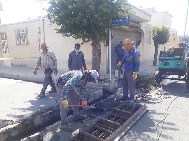 اهم فعالیتهای عمران خدماتی ( واحد امانی ) در منطقه یک